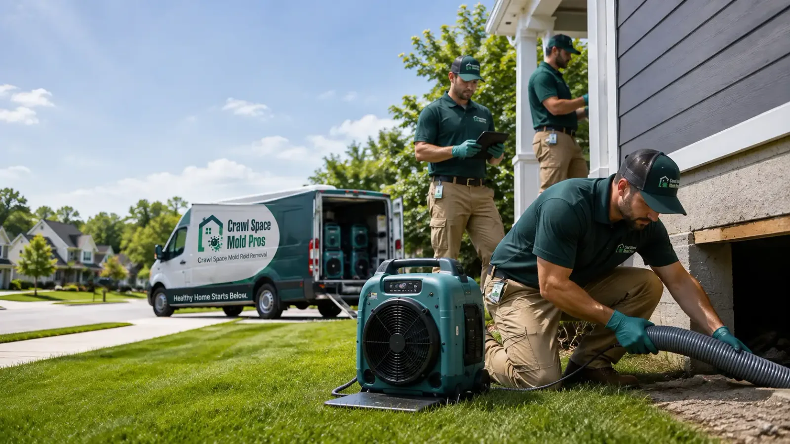 Crawl Space Mold Removal in Fountain Valley, CA
